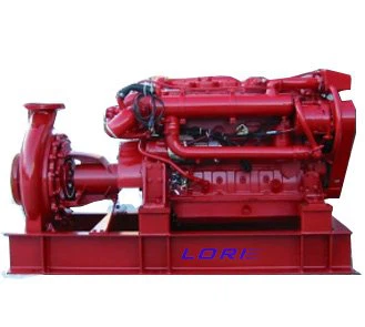 Horizontal End Dusction Fire Fighting Water Diesel Pump Set