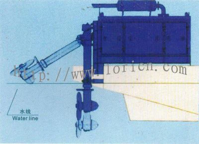 Engineering Vessel Azimuth Thruster Deck Installation Drawing